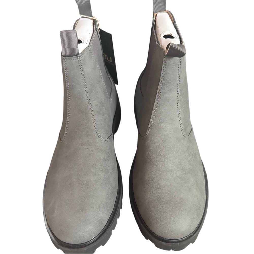 JBU Kai Slip and Water-Resistant Mens Chelsea Boot Grey New in Box with Tag - Picture 7 of 14